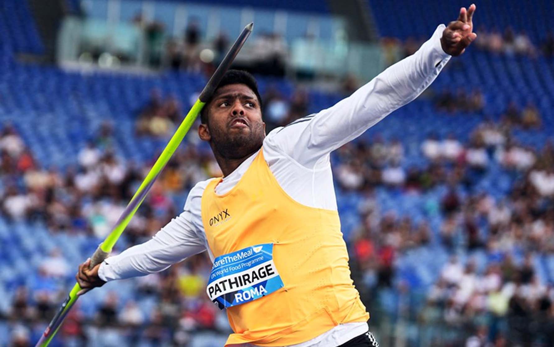 ලෝක මලල ක්‍රීඩා ' Ultimate' ශූරතාවලිය- හෙල්ල විසිකිරීමේ ඉසව්වේ රන් කිරුළ රුමේෂ් තරංගට