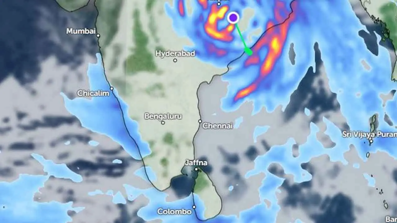 බෙංගාල බොක්කේ ගැඹුරු පීඩන අවපාතය දුර්වල වෙයි - දිවයිනට වූ බලපෑම අද සිට අඩුවේ